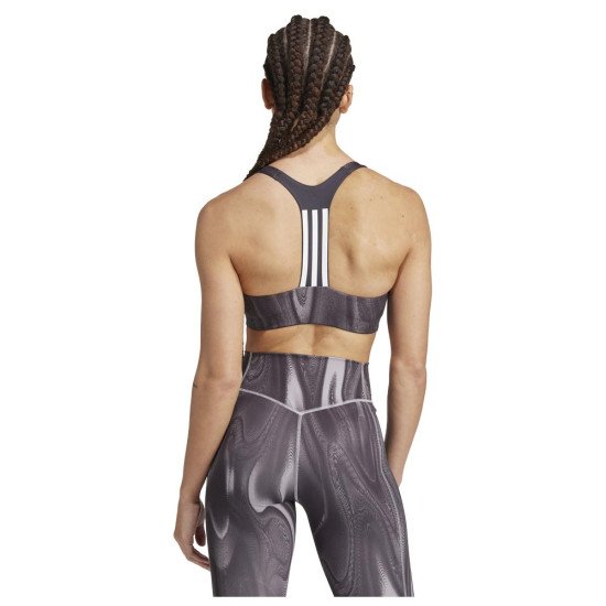 Adidas Γυναικείο μπουστάκι Powerimpact Medium-Support 3-Stripes Bra